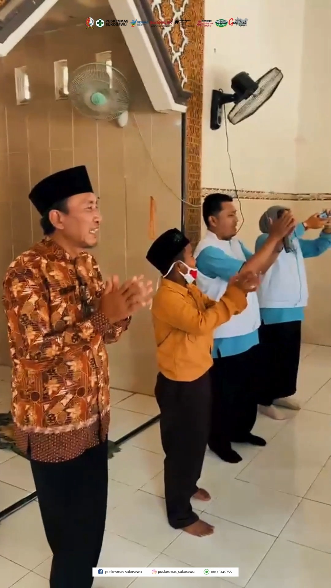 Penyuluhan pencegahan penyakit ISPA oleh petugas Puskesmas Sukosewu di SDN Sidorejo